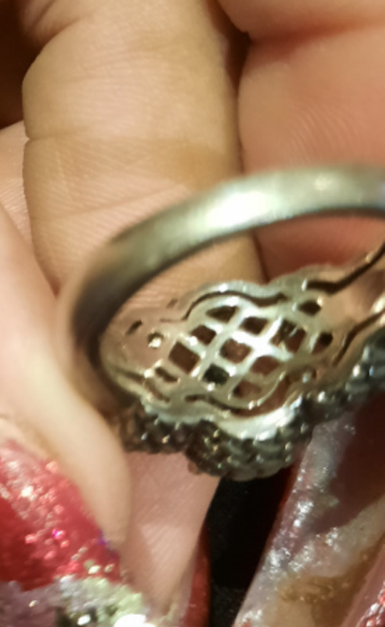 T&C Authentic TOWN & COUNTRY Prasiolite ring 7 image indicator(2)