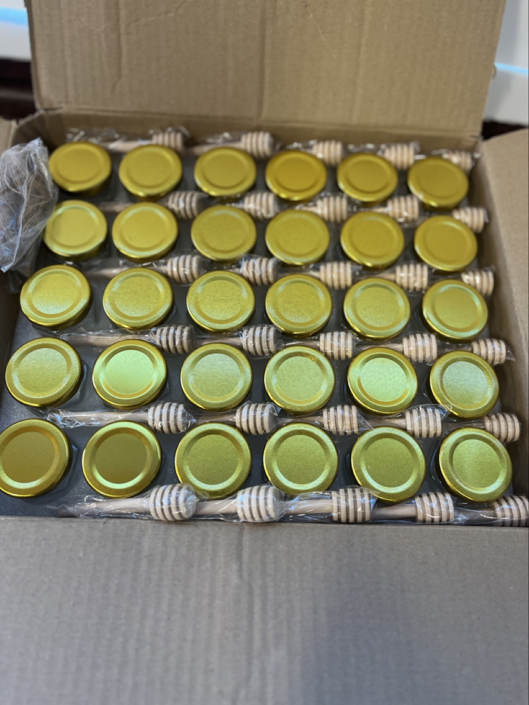 Party favors - Mini glass honey jars #464 - photo 3