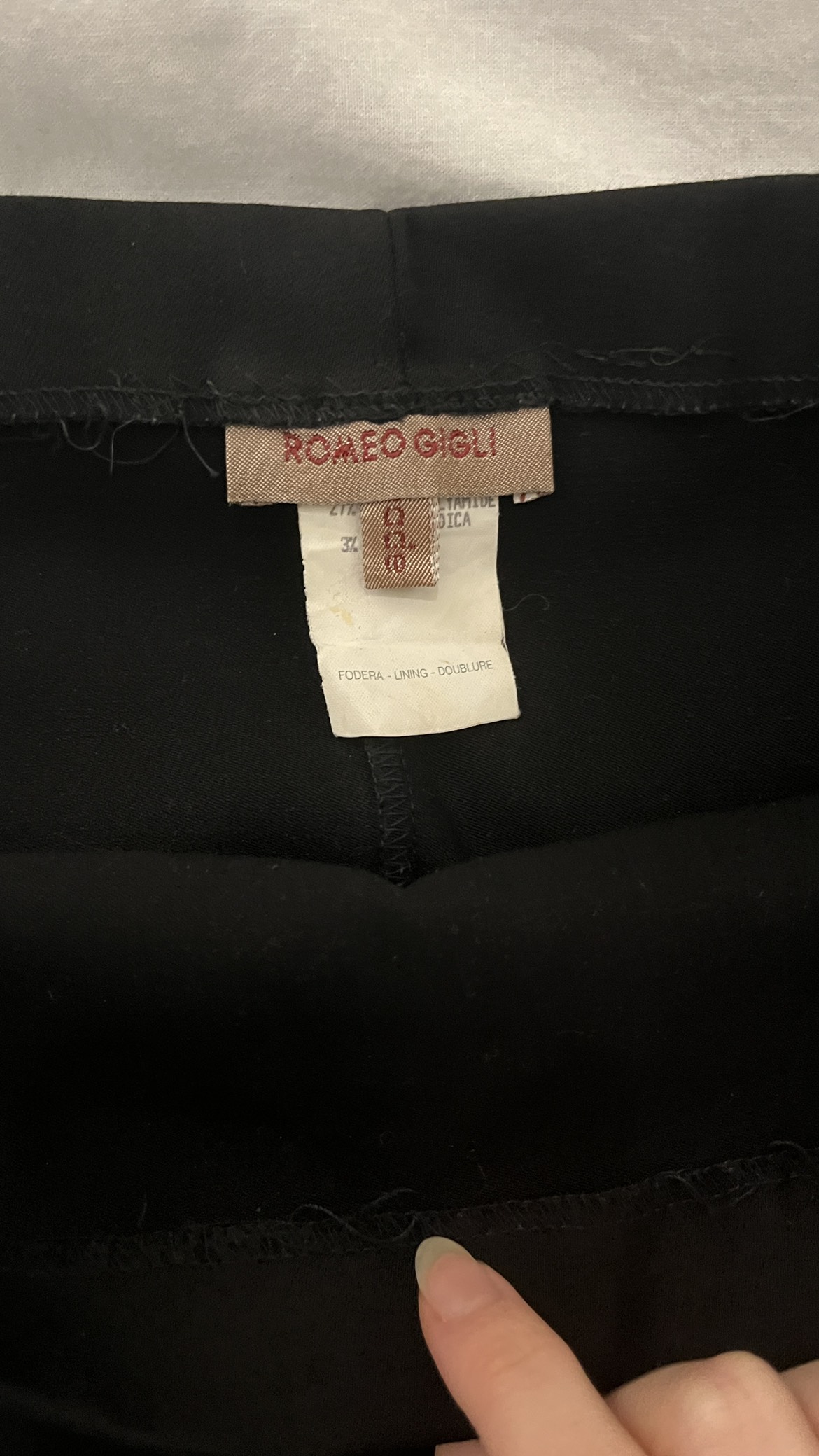 $800 Romeo Gigli & Acne Studio maxi skirt set