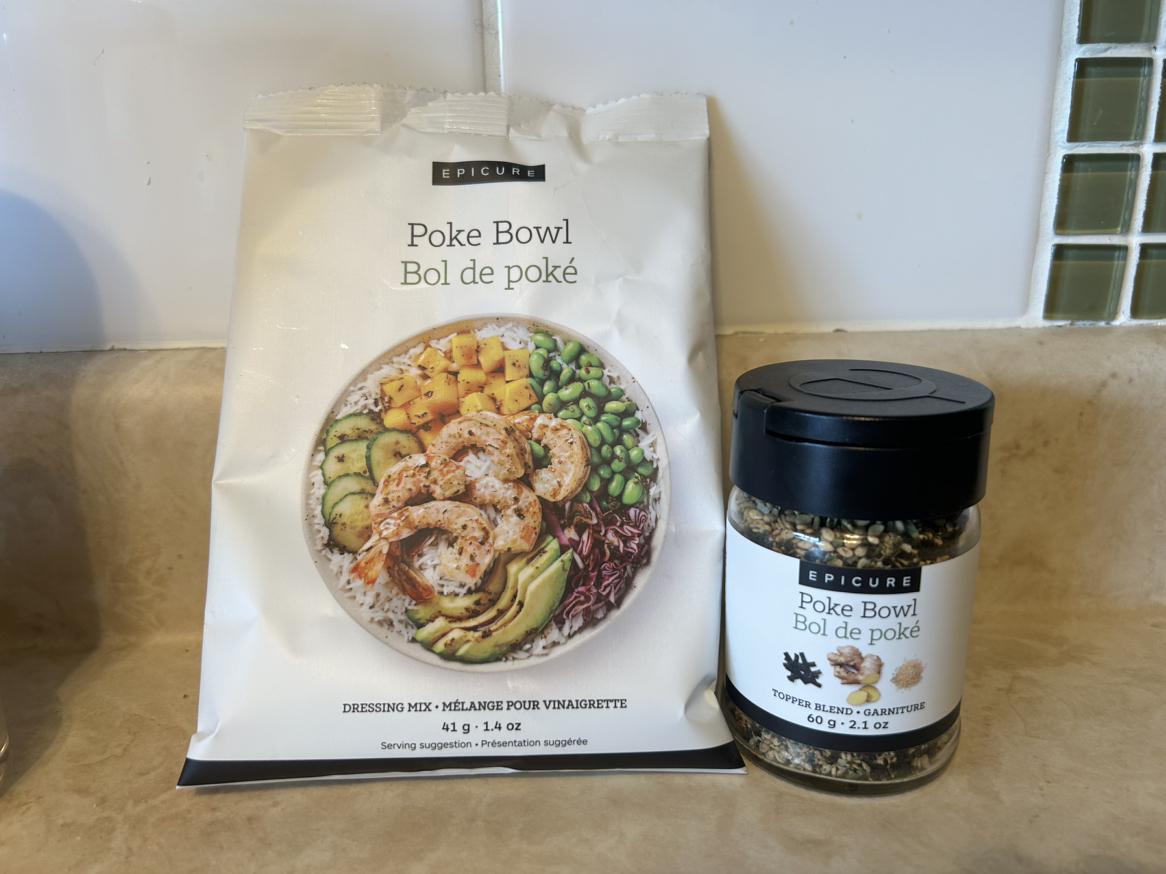 Epicure Poke Bowl mixes 🧡