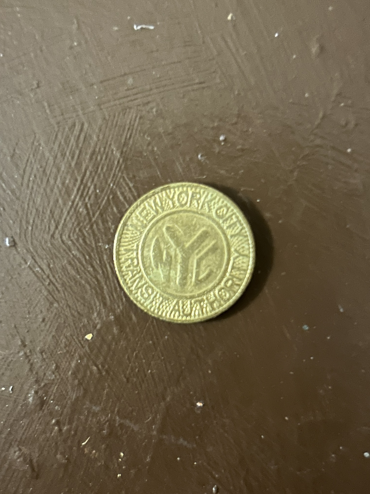 Vintage New York City Subway Transit Tokens (Set of 10) - photo 2