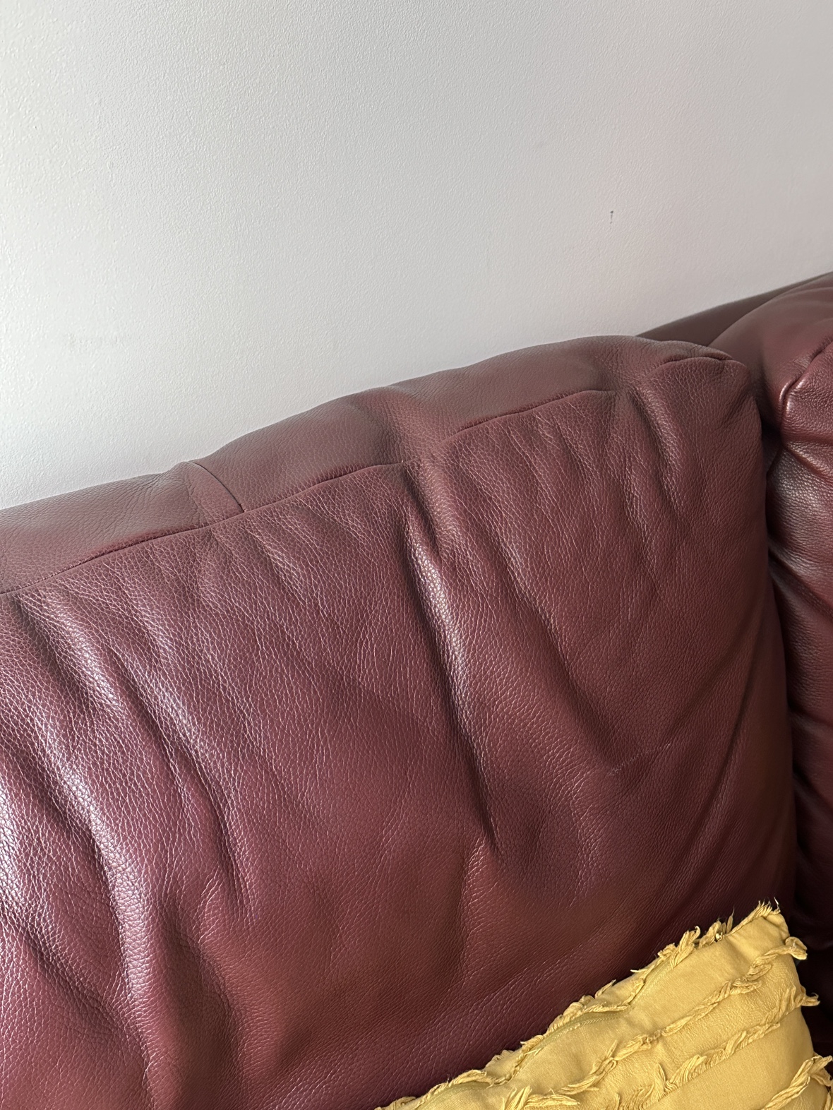 Natuzzi Leather Sofa - photo 4