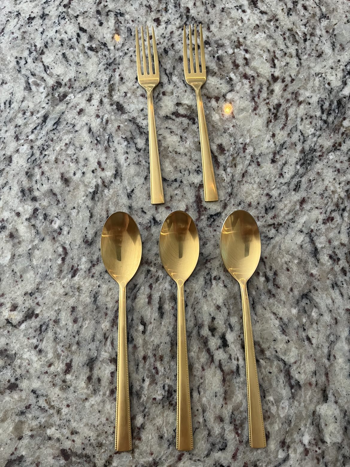 Gold Flatware Set - photo 3