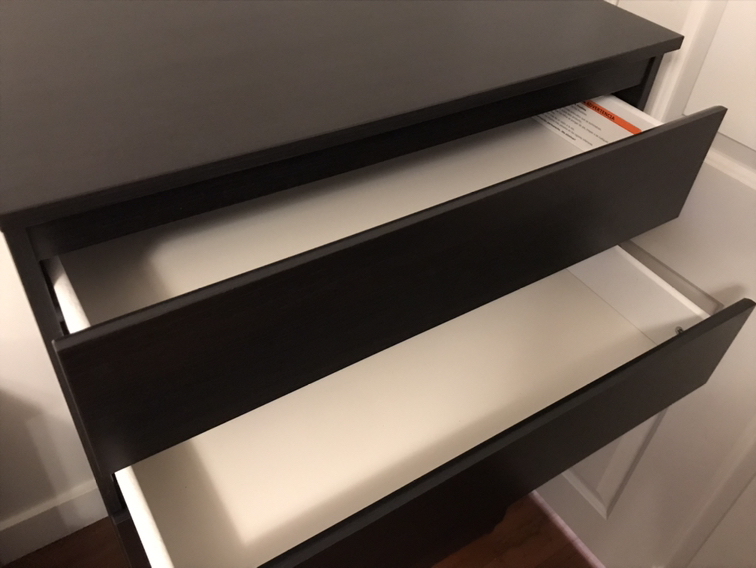 IKEA 5-drawer Dresser (black) - photo 2
