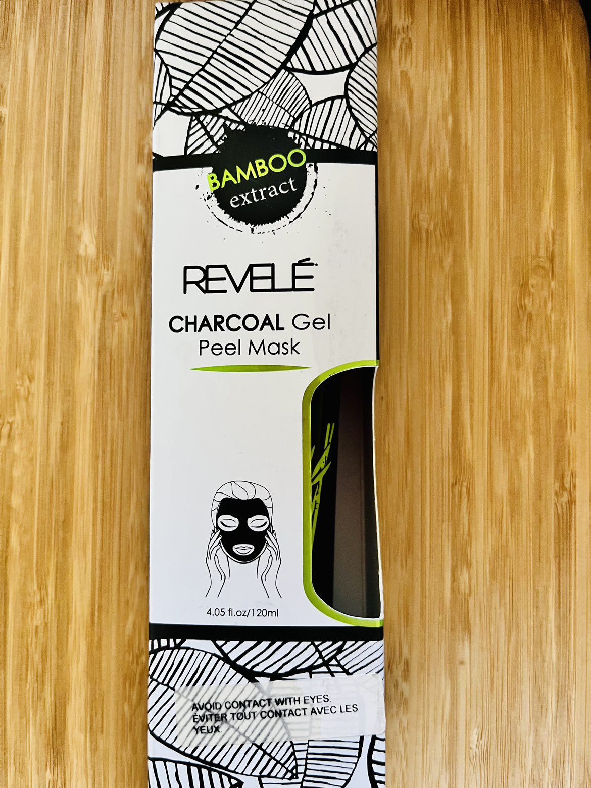 NEW REVELÉ BAMBOO EXTRACT CHARCOAL GEL PEEL MASK thumbnail
