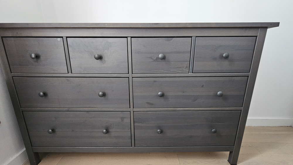 Hemnes 8-Drawer Dresser, Dark Gray, 63x37 3/4 " - photo 2