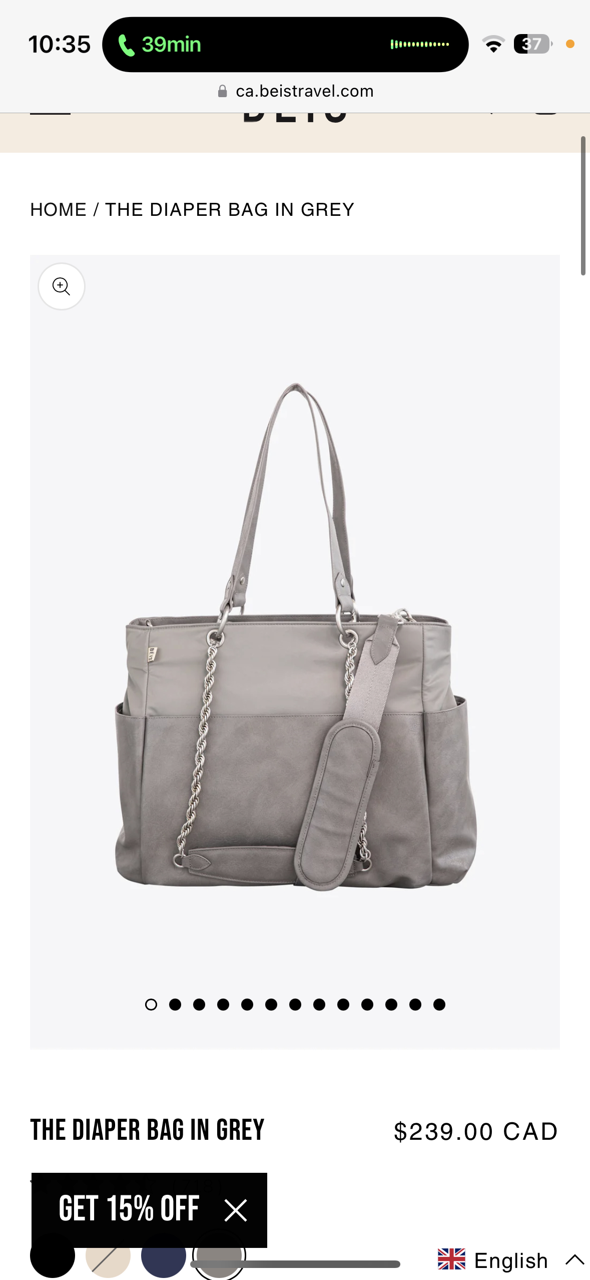 Beis diaper bag - photo 4