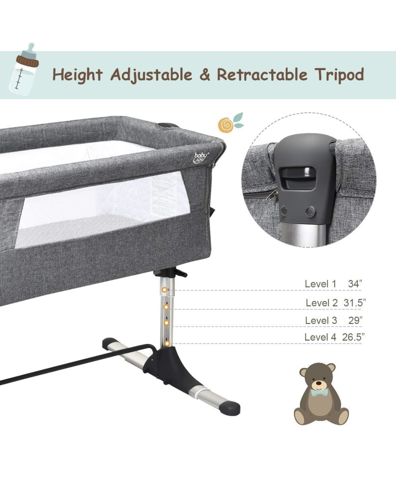 Bedside  Crib - photo 2