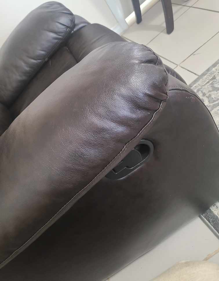 luxury leather recliner sofa - photo 3