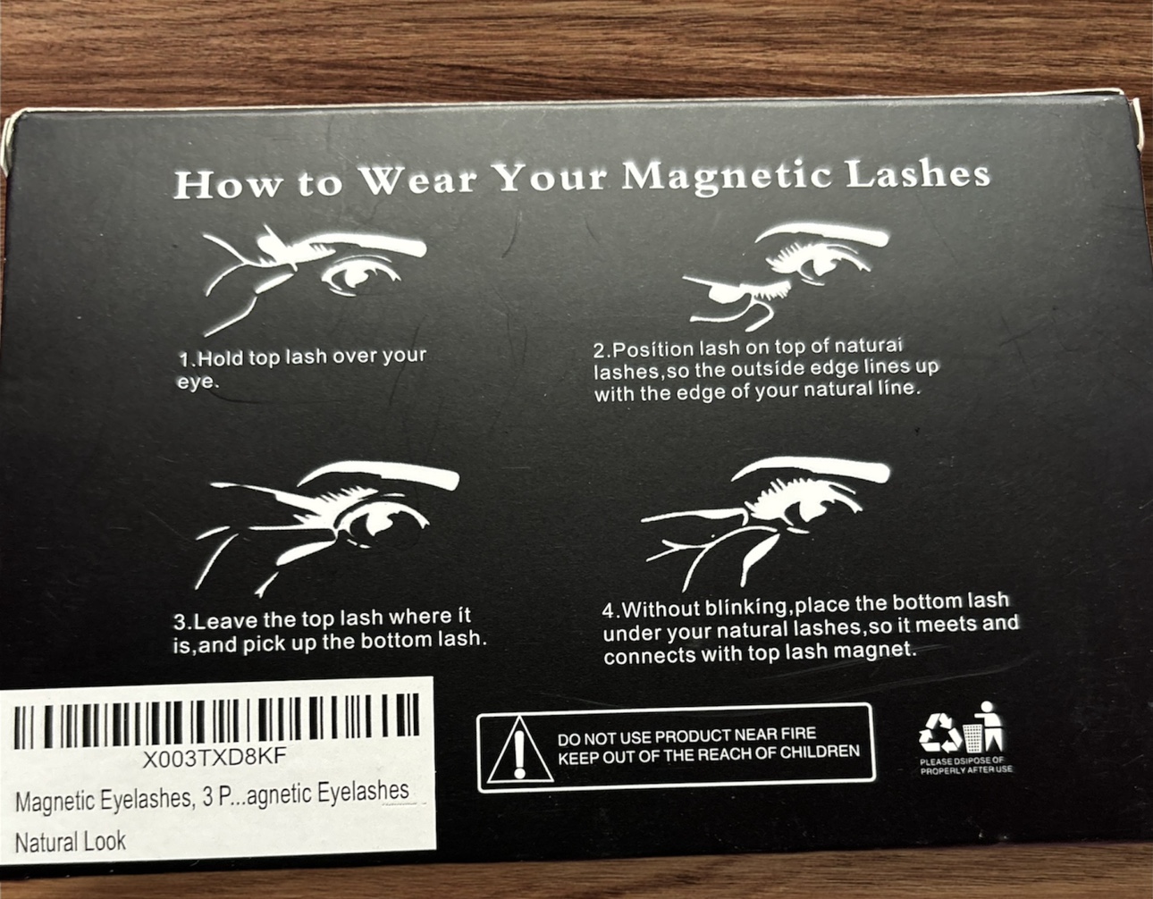 Professional Magnetic Eyelashes - Lashes Set Kit + Applicator - photo 5