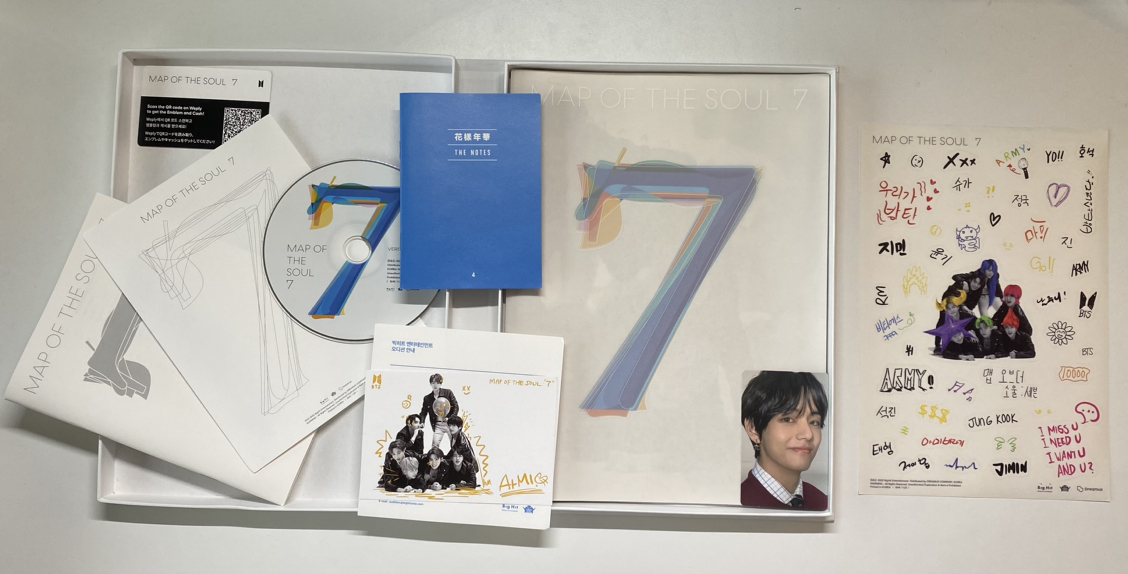 BTS - MAP OF THE SOUL: 7 - ALL 4 VERSIONS - photo 2