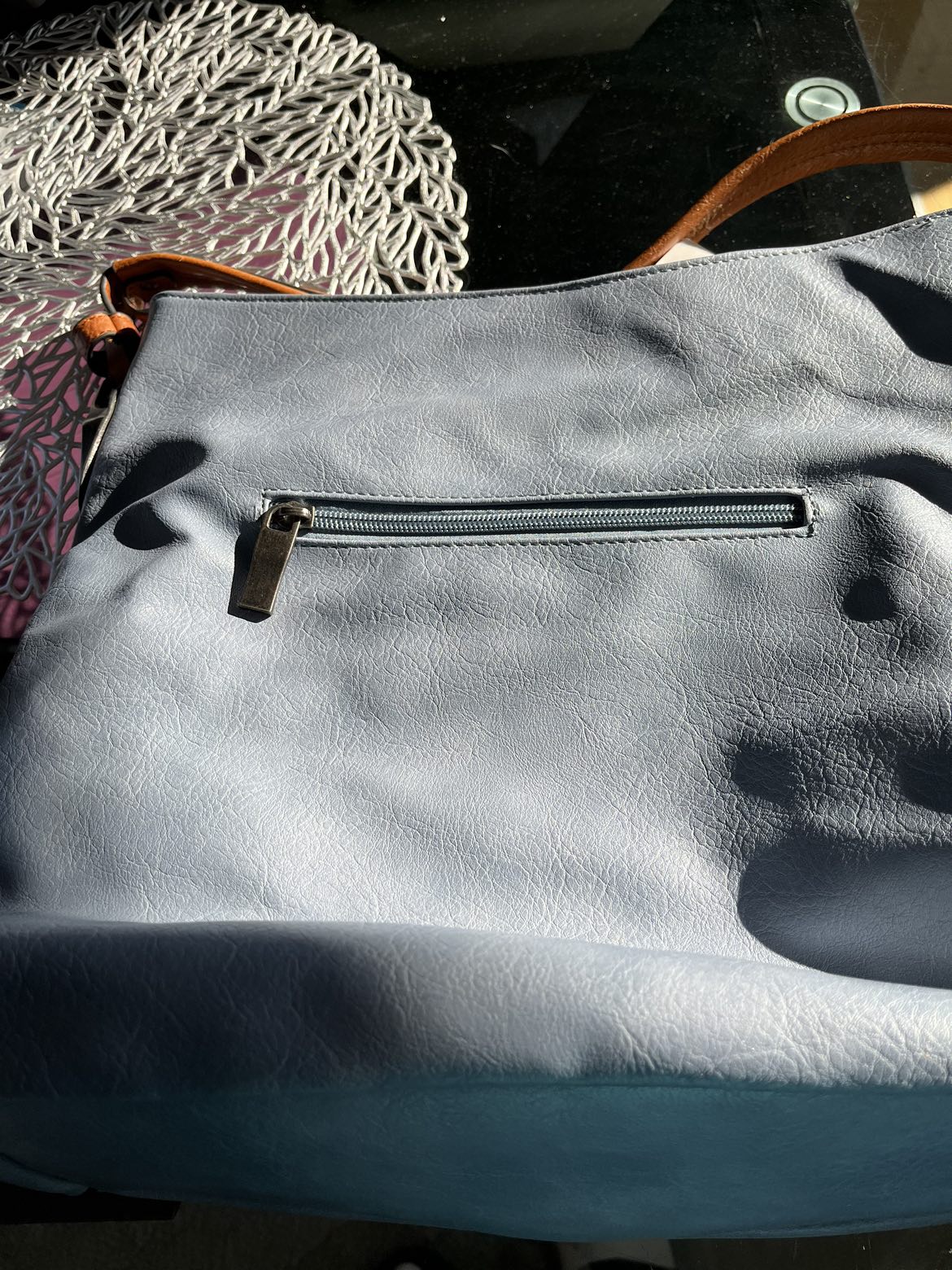 Light blue designer purse - photo 2