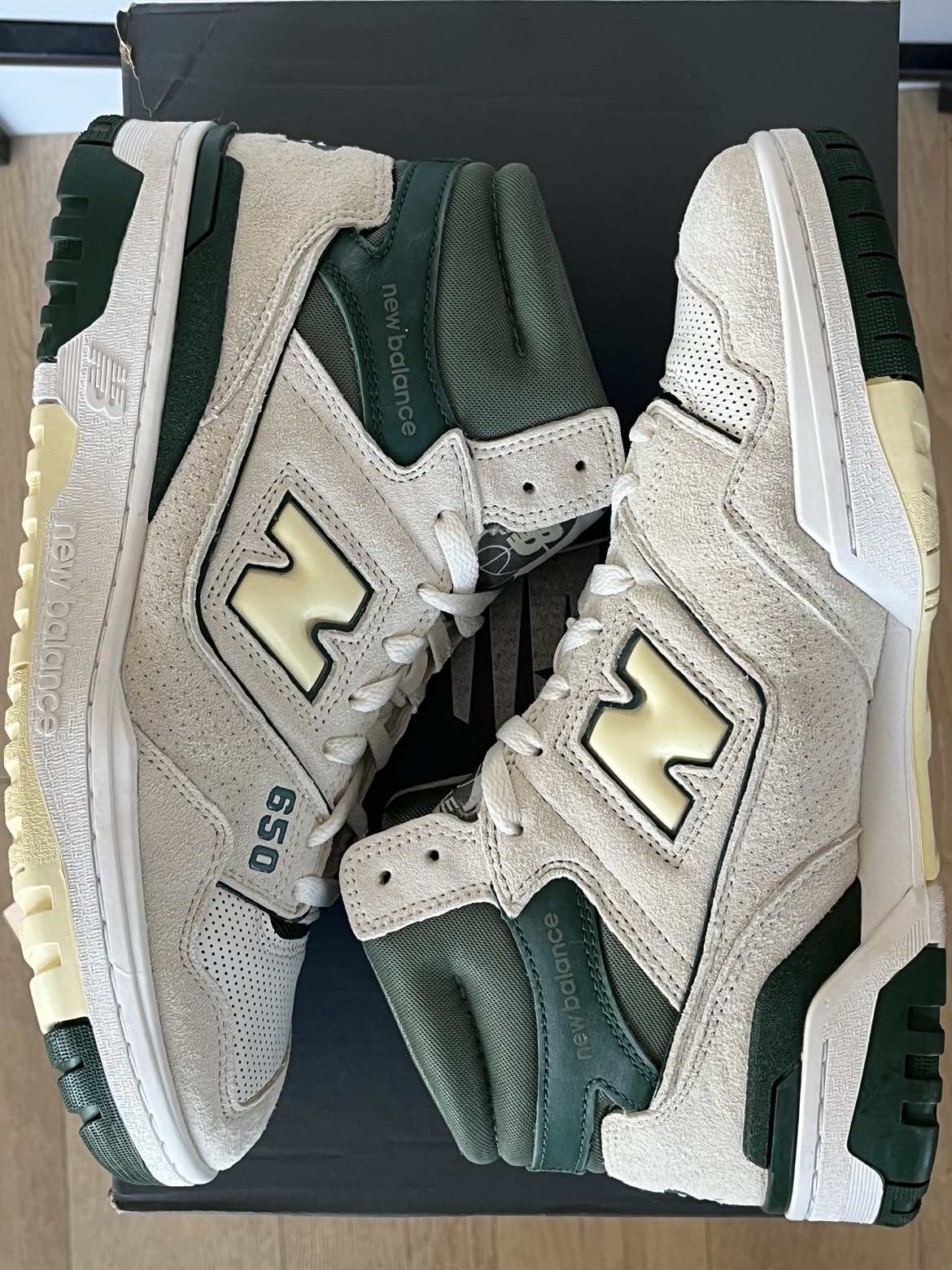 New Balance 650R Sea Salt Nightwatch Green - photo 2