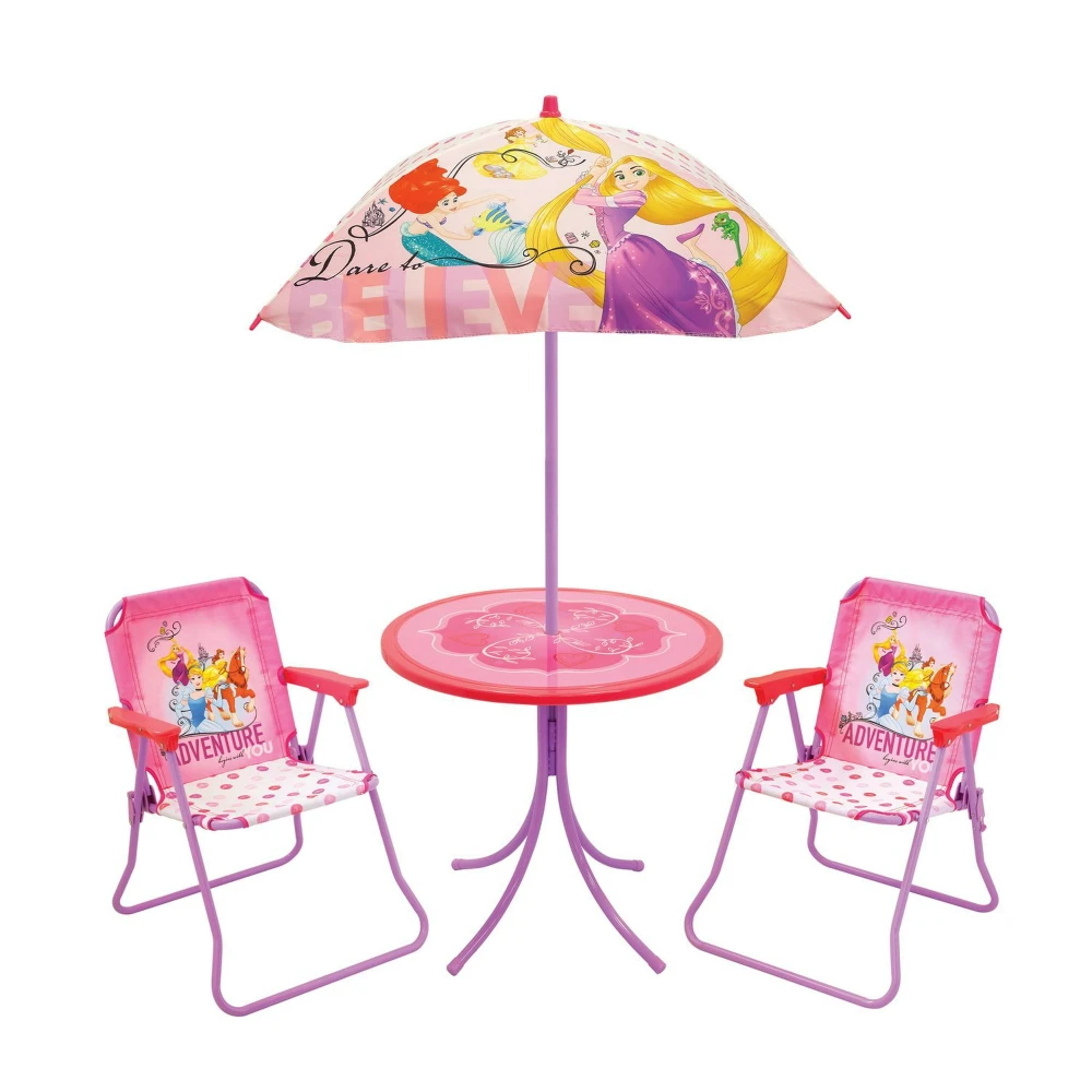 Disney Rapunzel Children's Folding 4 Piece  Patio Set - photo 2