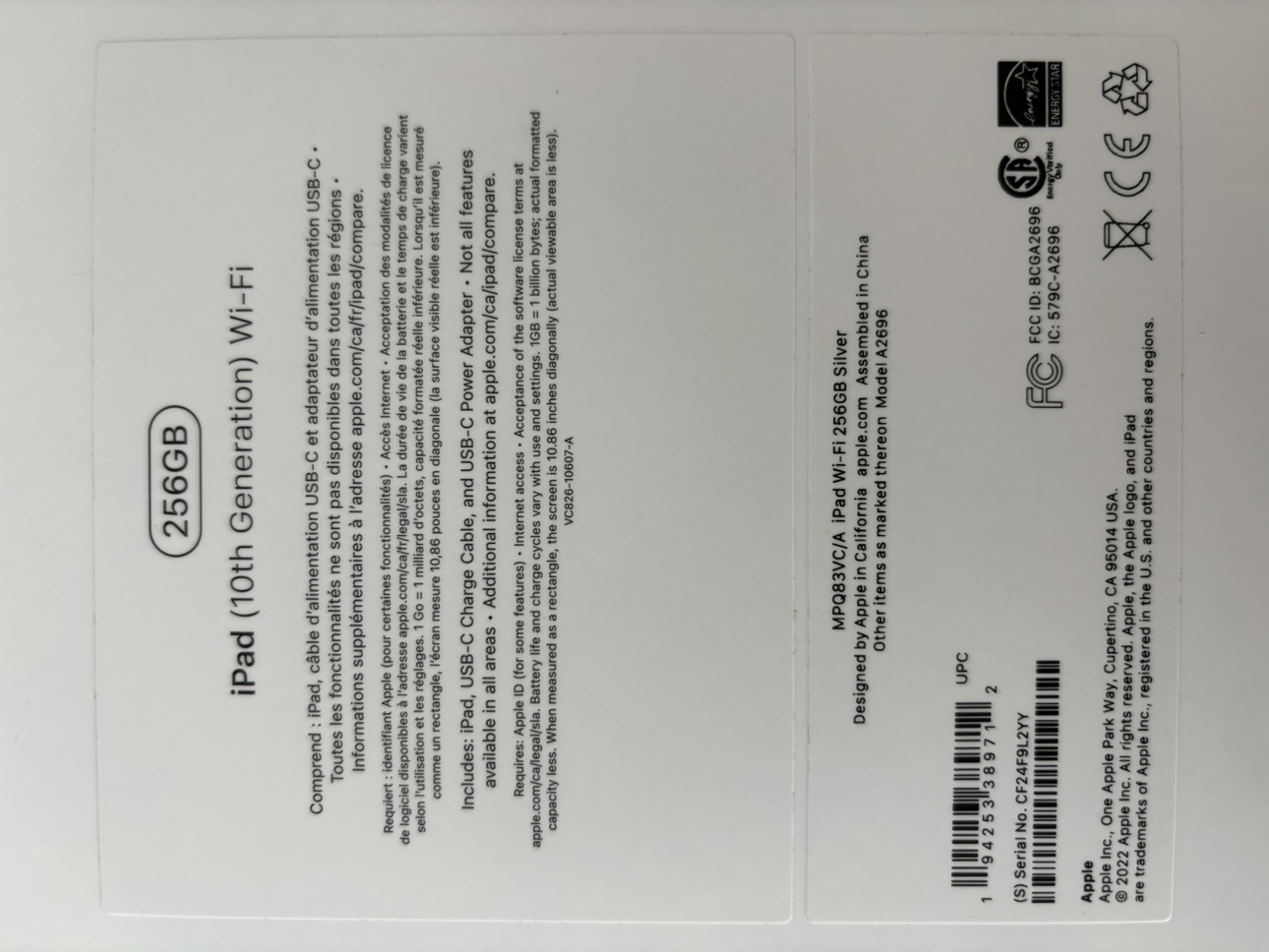 iPad 10 Brand New 256GB - photo 3