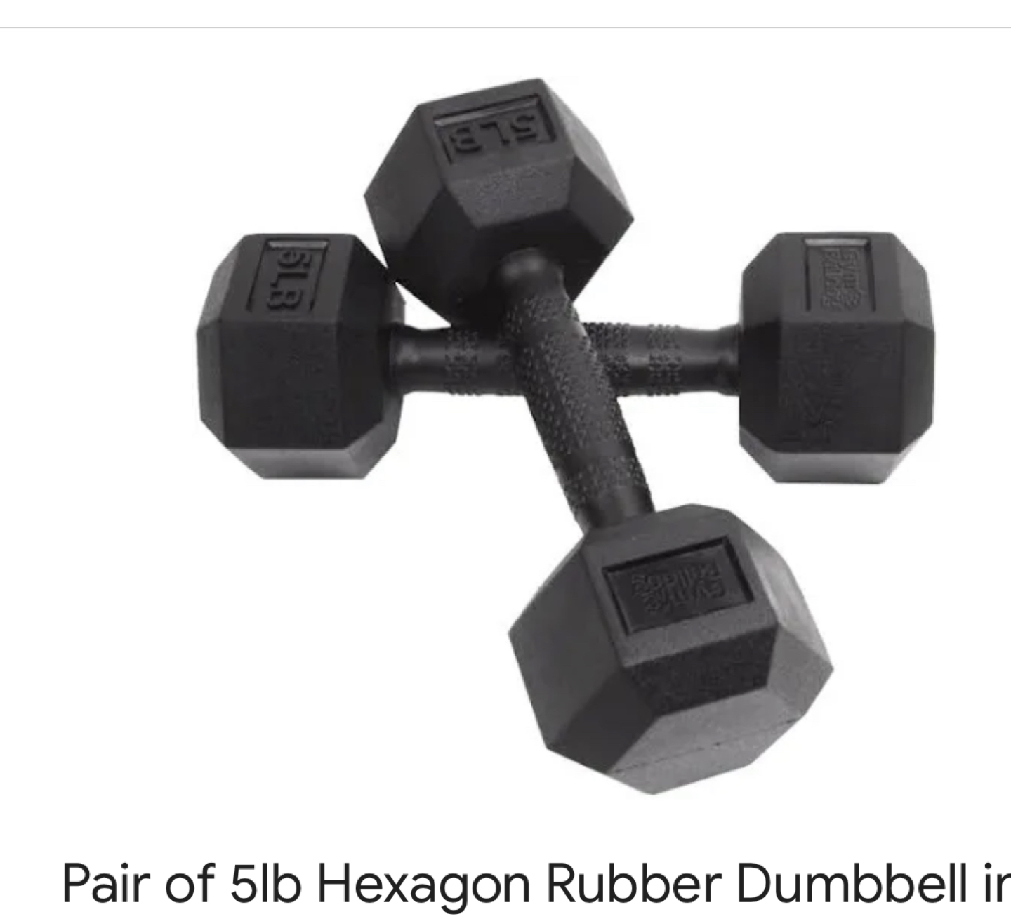 dumbbells with exercise mat