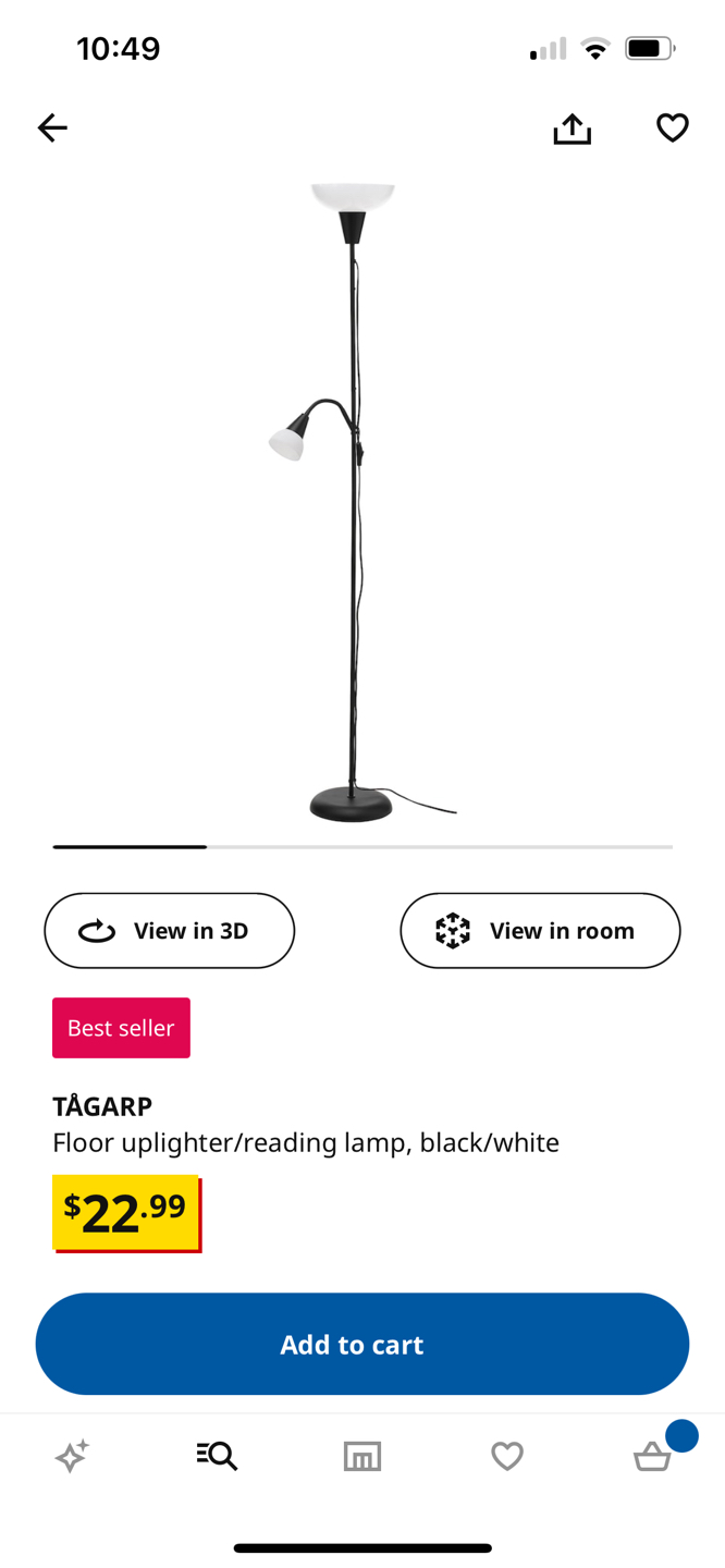 IKEA floor lamp