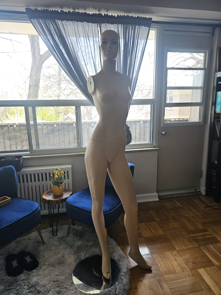 Female Full Body Mannequin (Minus Arms) thumbnail
