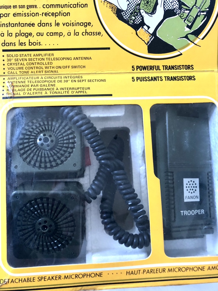 Fanon Trooper Walkie Talkies Collectable , RARE image indicator(9)