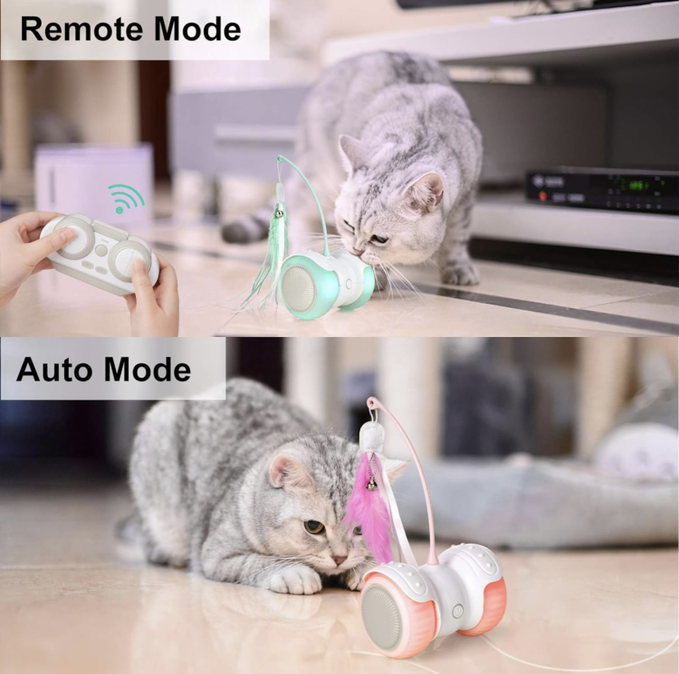 Automatic Cat Toys Interactive Cat Feather Toys, image indicator(7)