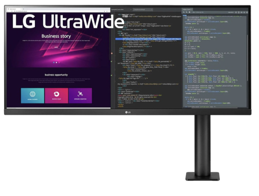 LG 34'' UltraWide Ergo QHD IPS HDR Monitor with FreeSync thumbnail