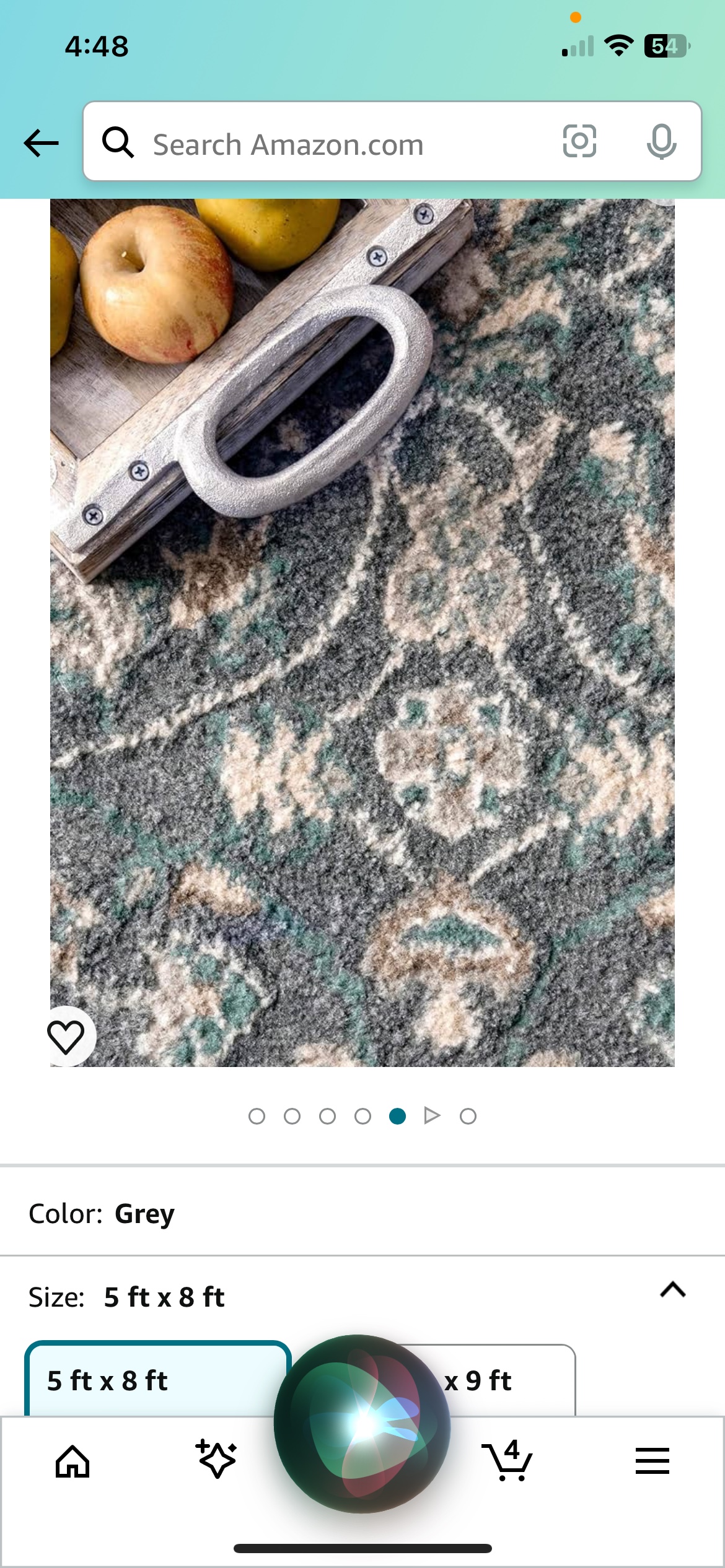 Area rug 5by8 - photo 3