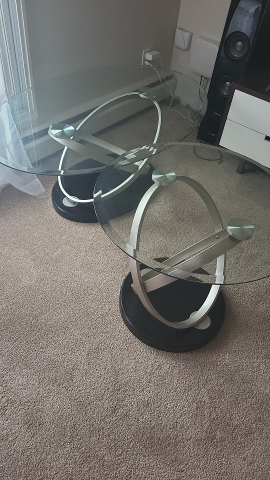 coffee table and a side table