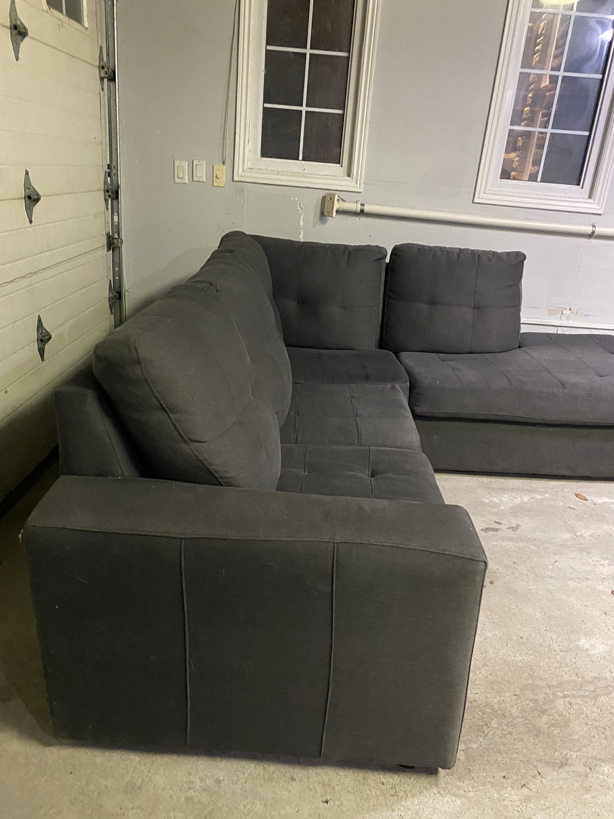 Gray Sectional Couch - photo 4