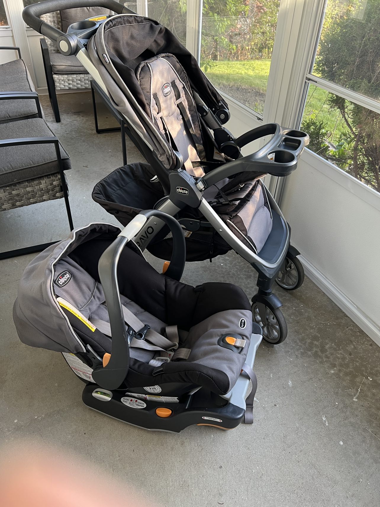 Chicco Bravo 3-in-1 Trio Travel System - photo 2