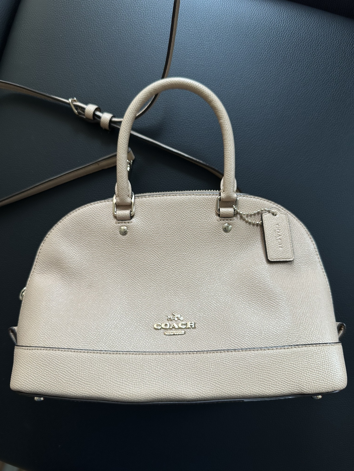 Coach womens bag beige