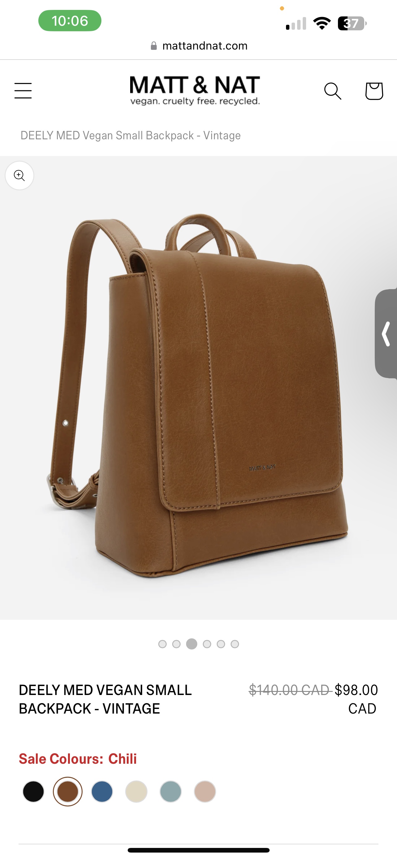 Matt & Natt small backpack - photo 3