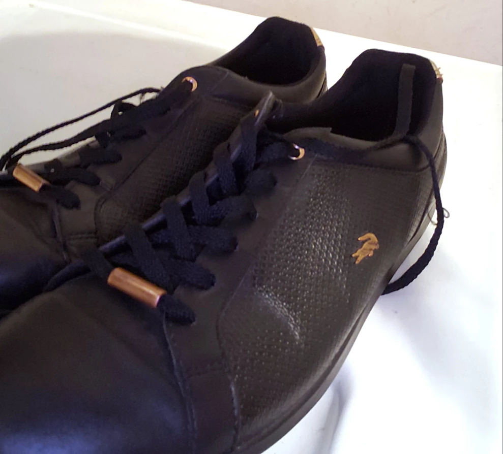Polo sneakers,  rose gold details