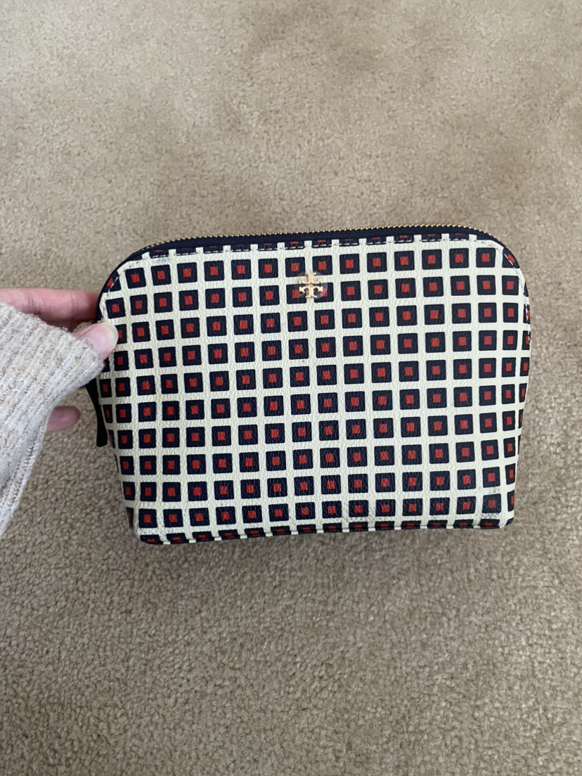 NWT Tory Burch Kerrington Brigitte Cosmetic Case