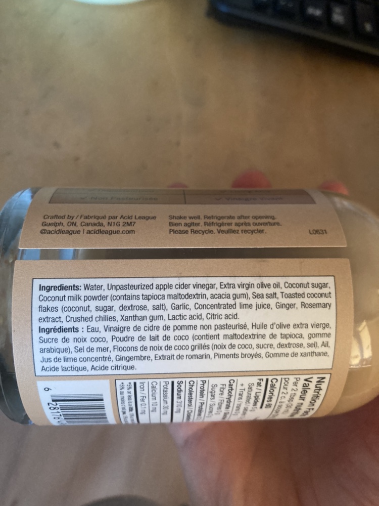 #freecycle Toasted Thai coconut vinaigrette - Acid League - photo 4