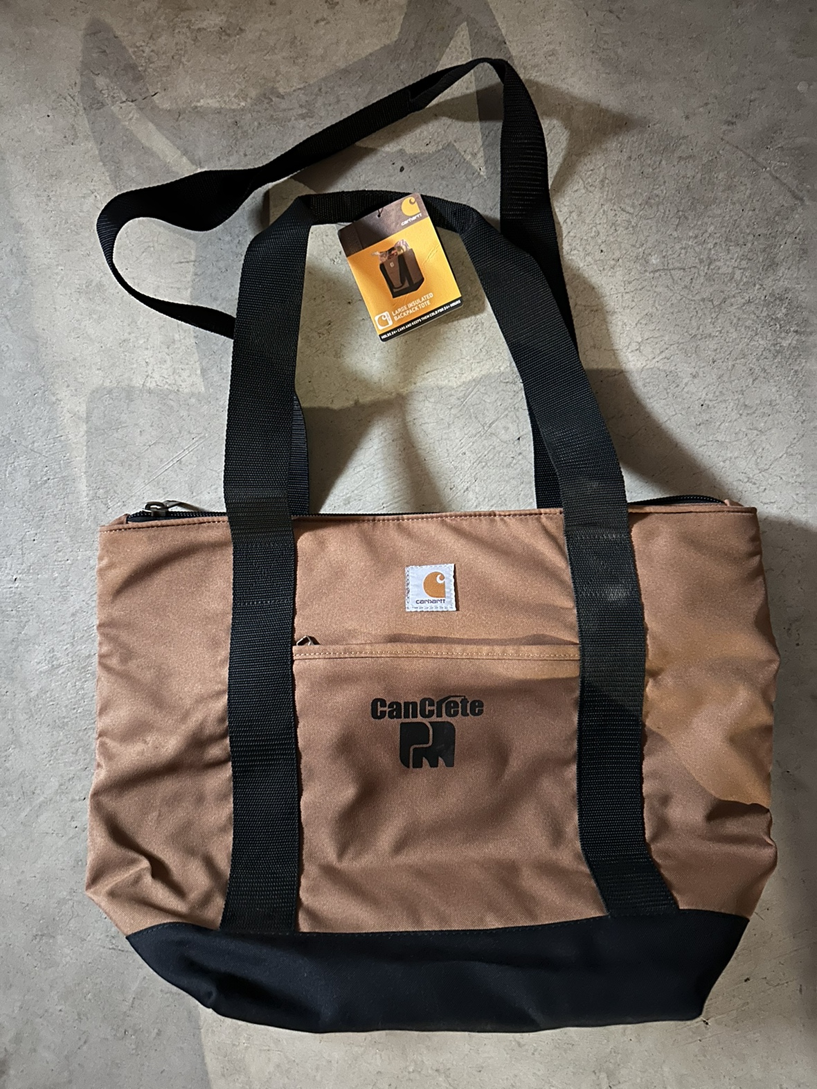 Carhartt Large Insulated Convertible Backpack Cooler Tote