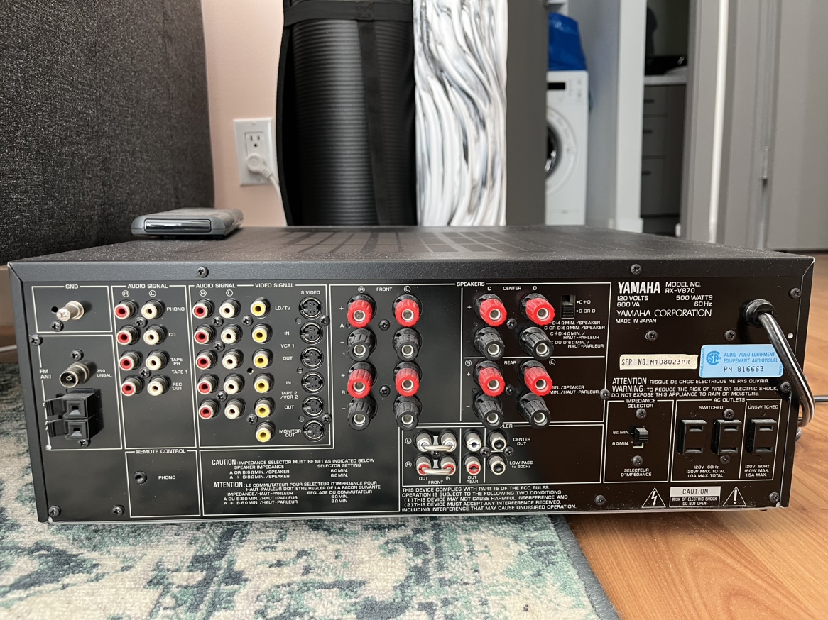 Yamaha Receiver TX-V870 - photo 2