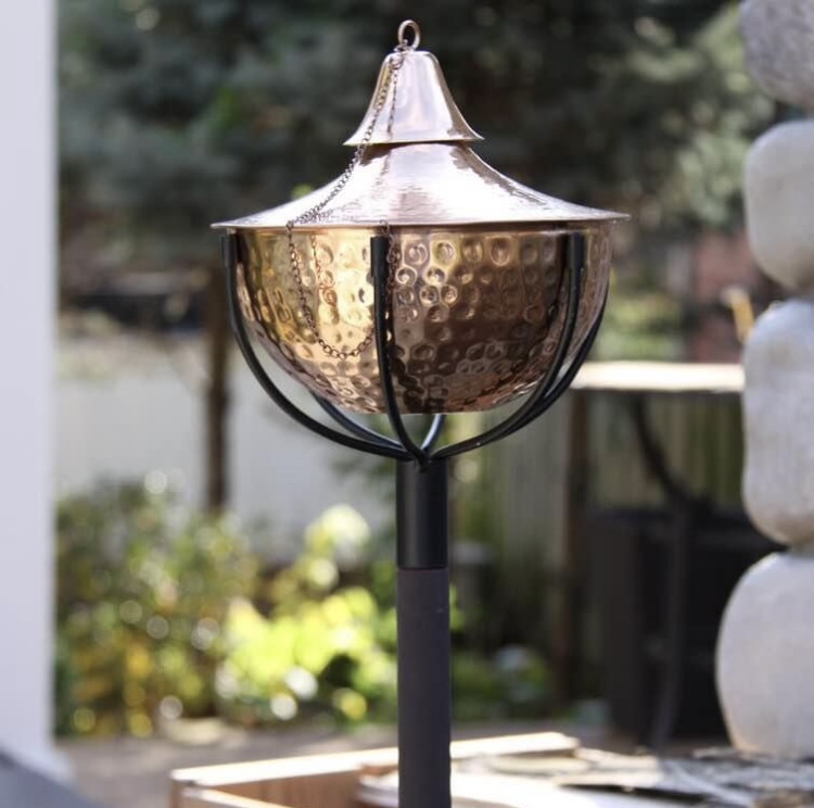 4 New Solid Copper Tiki Torches - photo 4