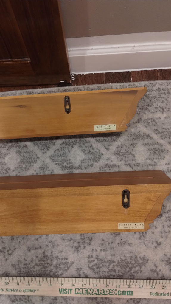 pottery barn shelves - photo 2