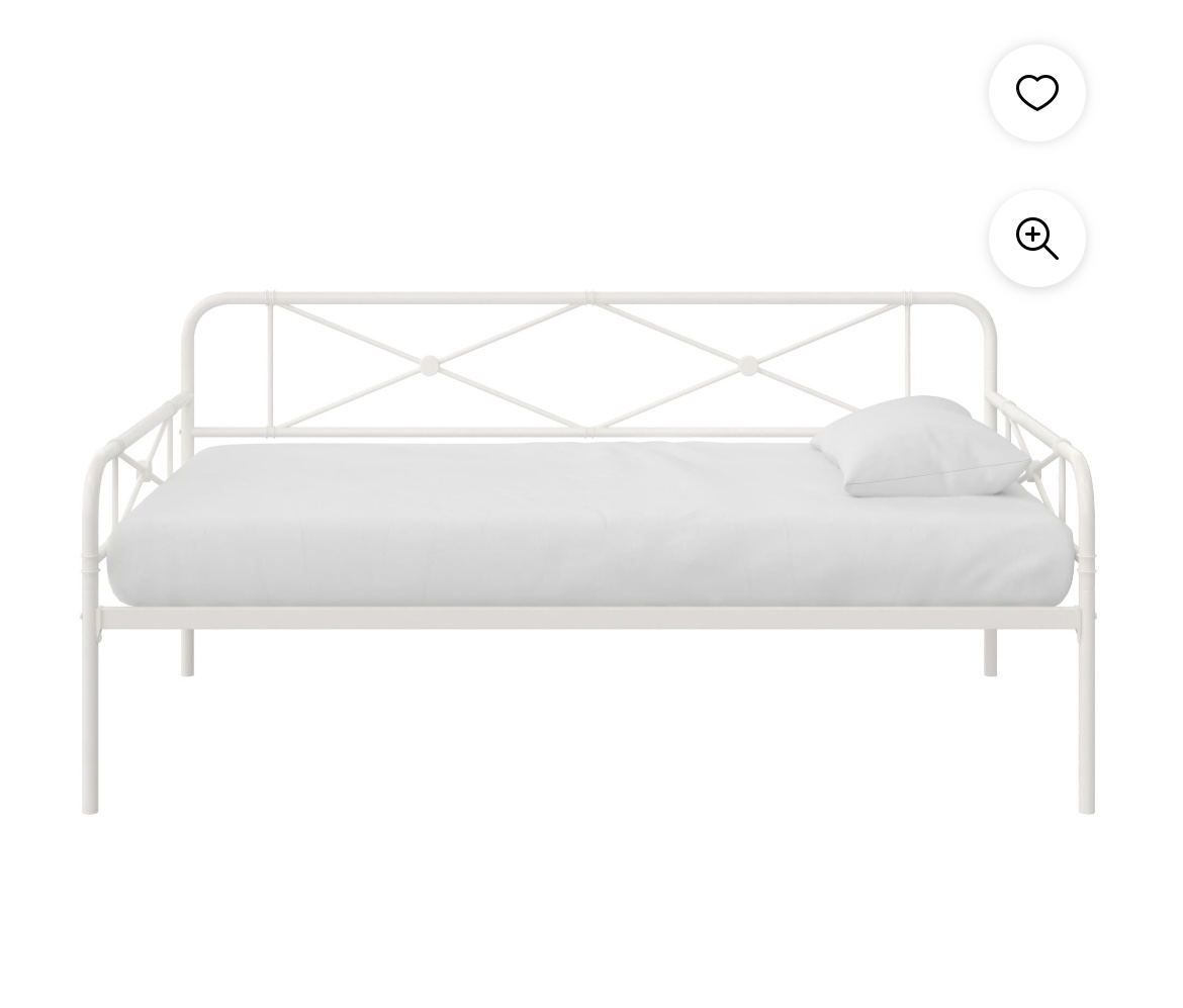 RealRooms Allysa Metal Daybed with Mattress - photo 2