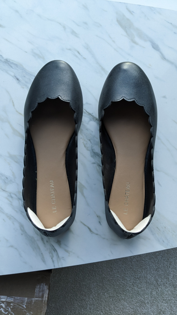 Le Chateau black flats size 6.5 image indicator(2)
