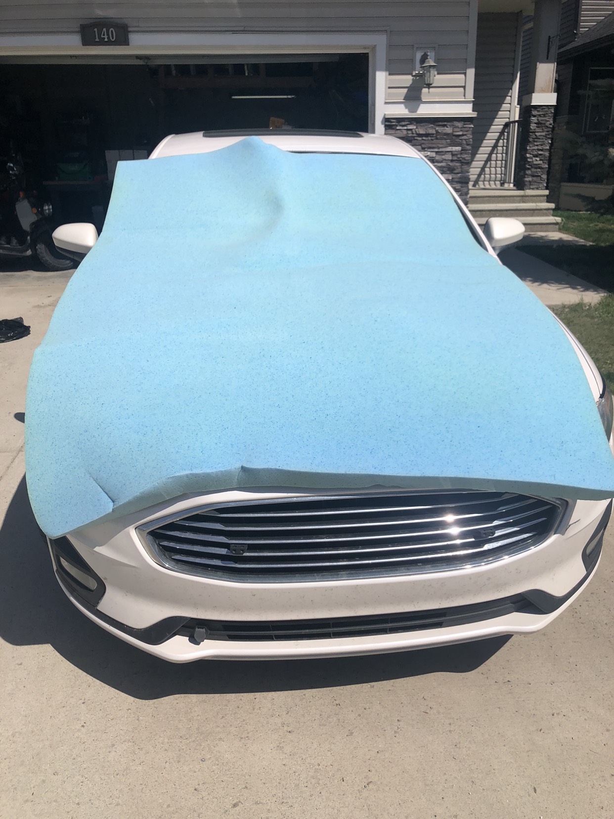 Memory foam double size bed