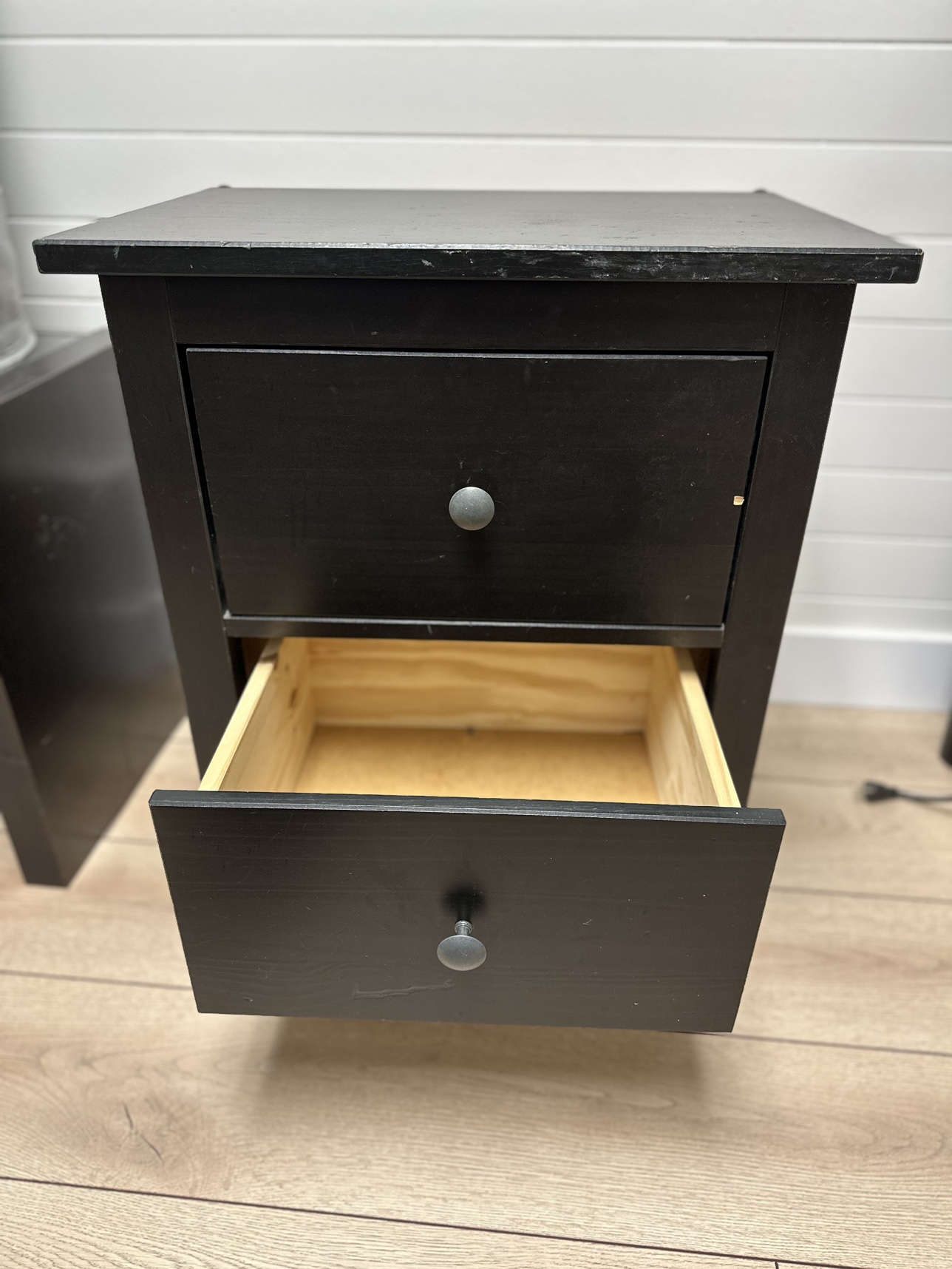 IKEA BLACK HEMNES 2 drawer chest - photo 3