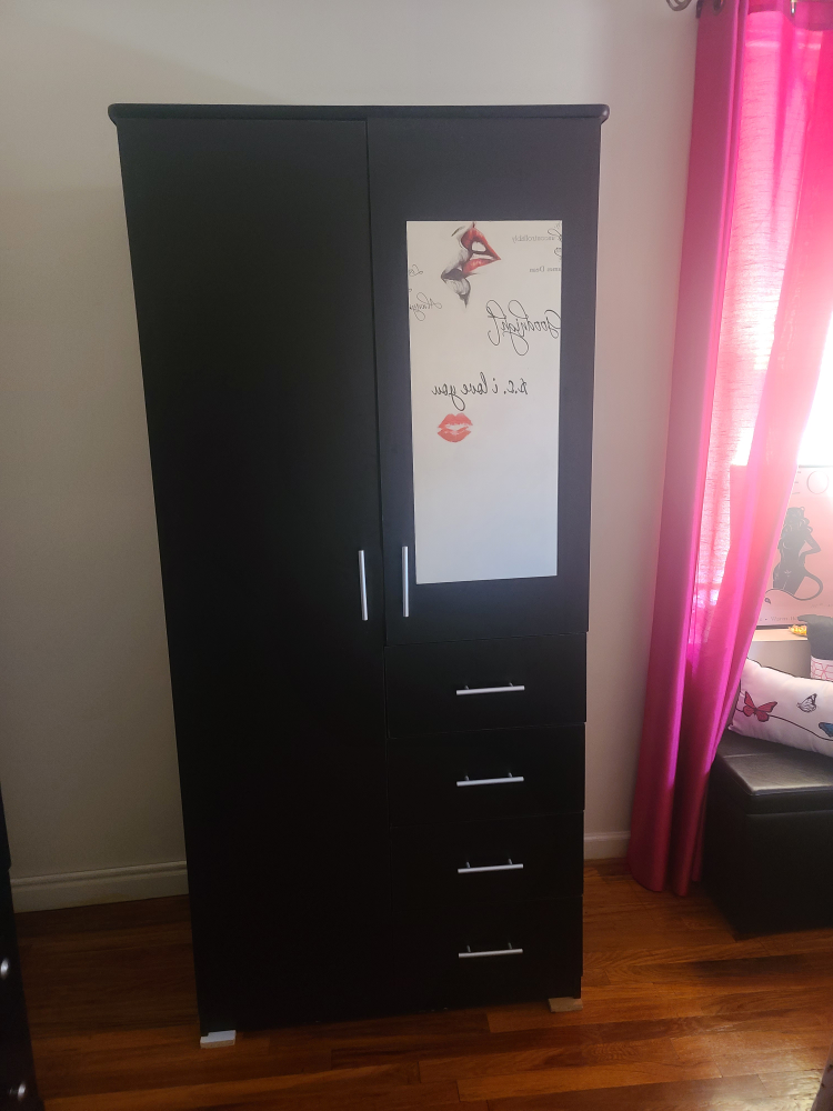 Black Wardrobe Closet