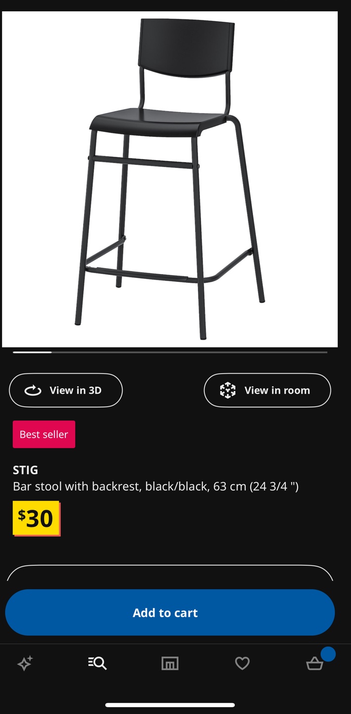 Brand New Ikea Bar Stool