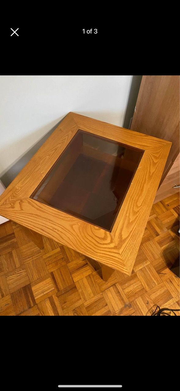 Coffee table with 2 side table - photo 3
