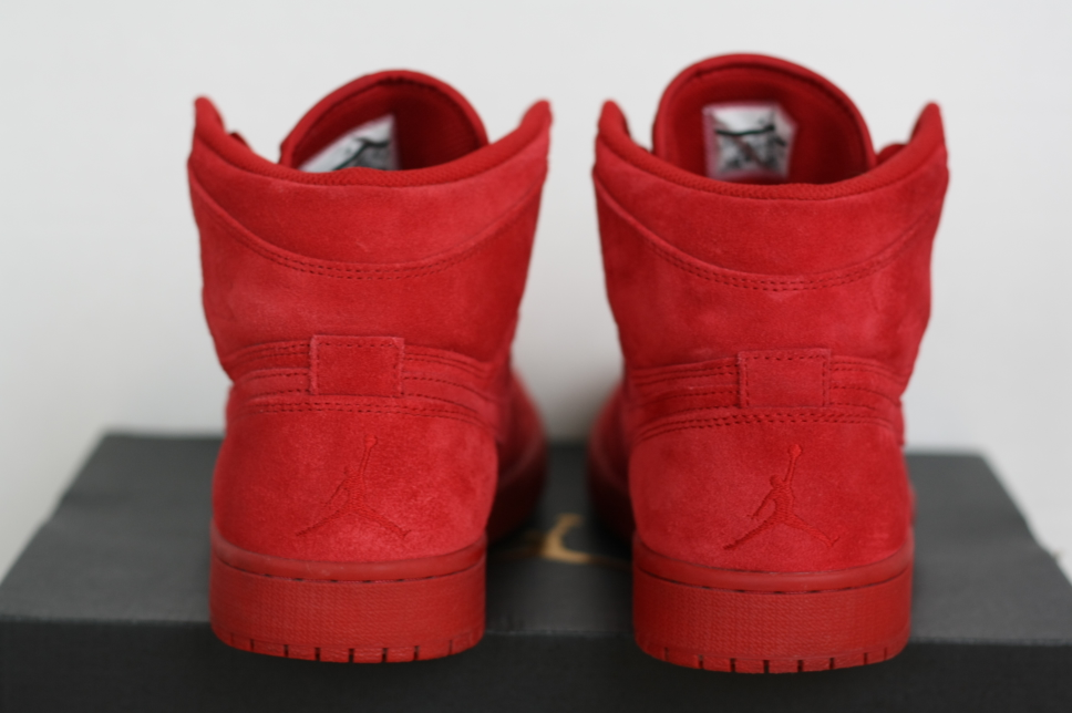 Jordan 1 Retro High Red Suede - photo 4