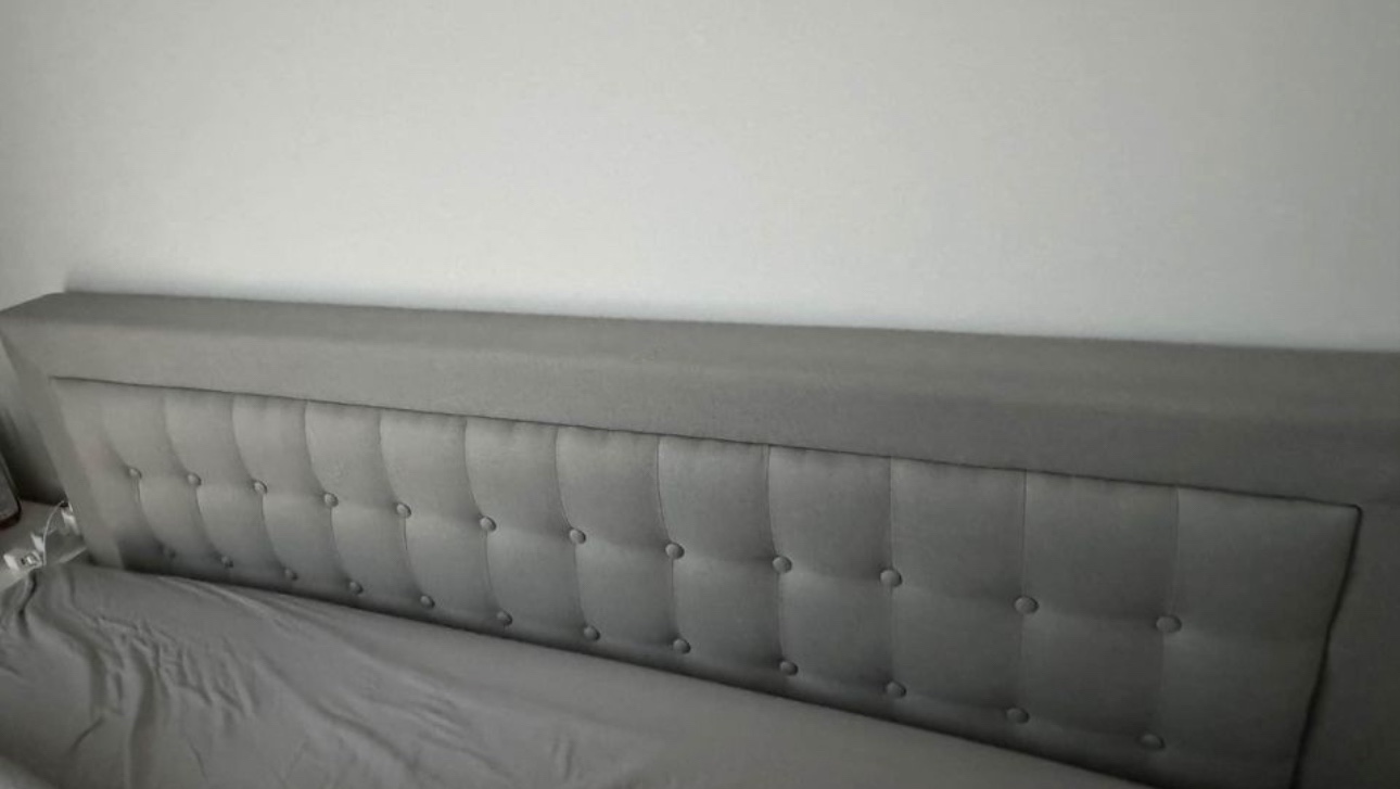 ‼️MOVING SALE Gray stand bed frame (king) - photo 3
