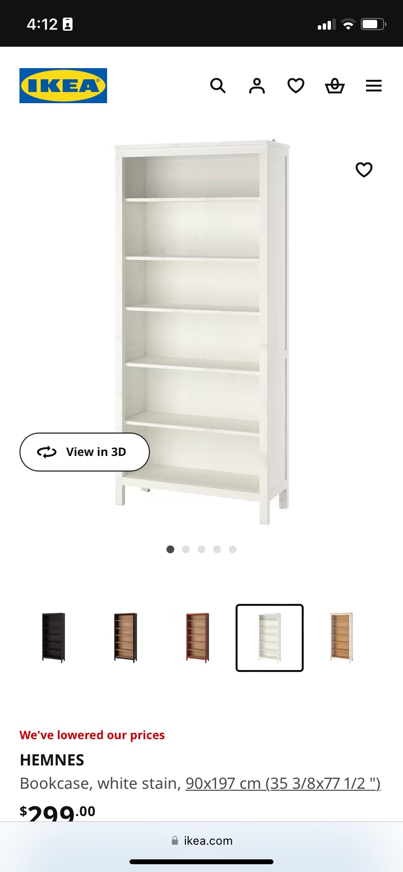 IKEA wooden bookcase - Hemnes - photo 2