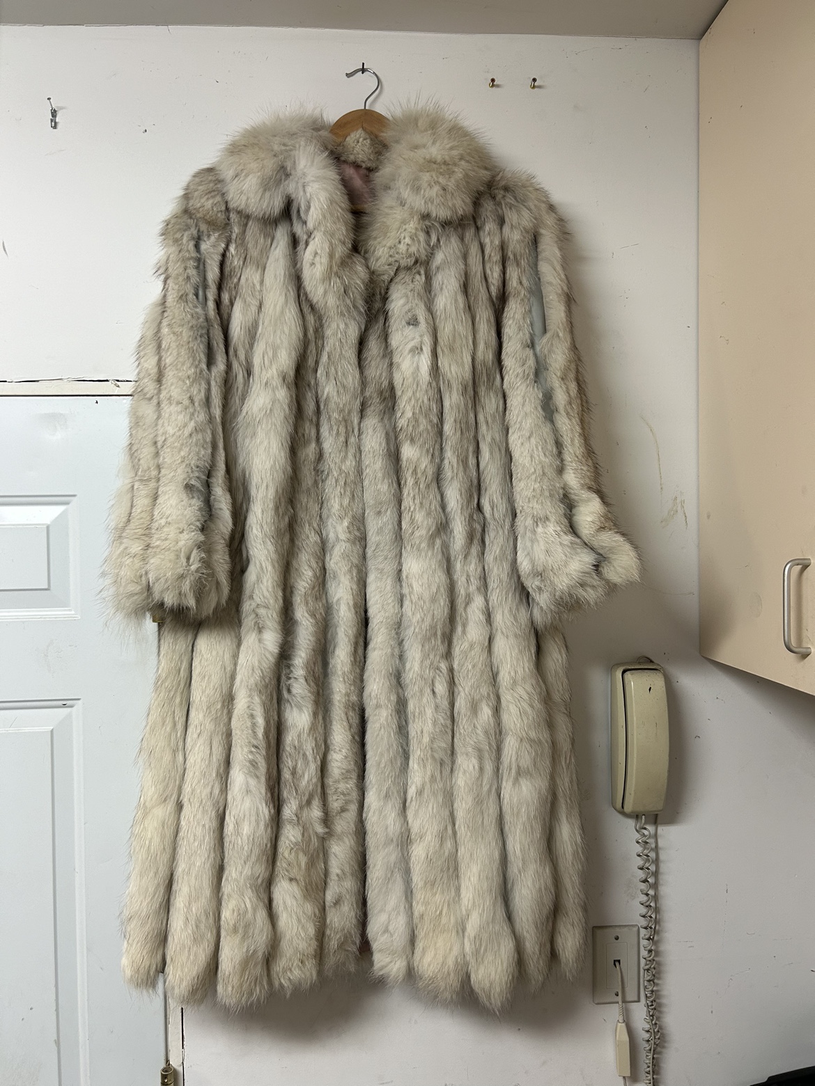 Fox fur coat