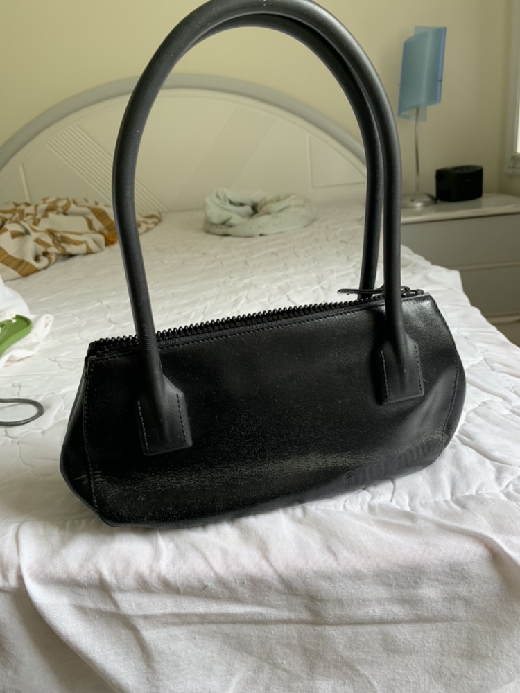 Ladies casual leather handbag thumbnail